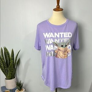 ❄️ Star Wars Women Juniors' Baby Yoda Graphic T-Shirt Size 3X